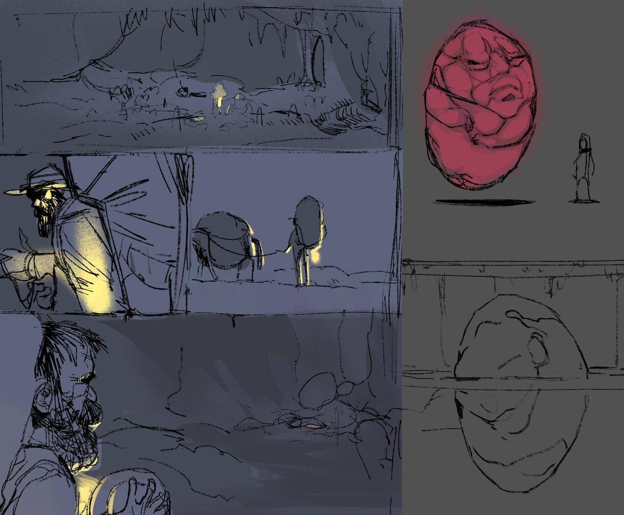 The comic page is to briefly illustrate first contact with it. Ideally multiple civilizations have bumped into it over time.